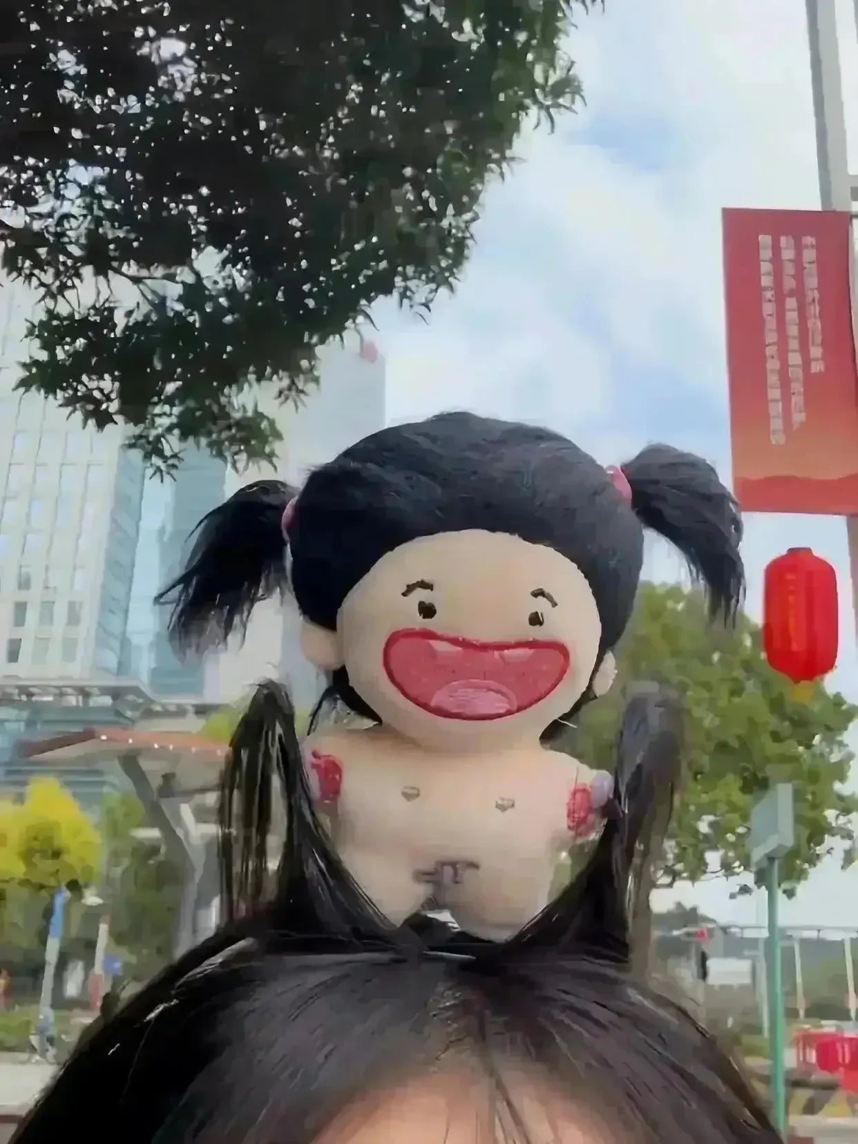 Fluffy Doll Hair Band - Bear Hugs