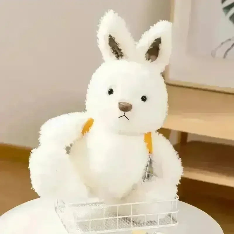 Fluffy Rabbit Carrot Backpack Plush Toy - Bear Hugs