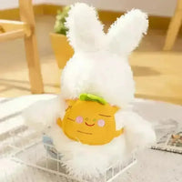 Fluffy Rabbit Carrot Backpack Plush Toy - Bear Hugs