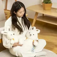 Fluffy Rabbit Carrot Backpack Plush Toy - Bear Hugs