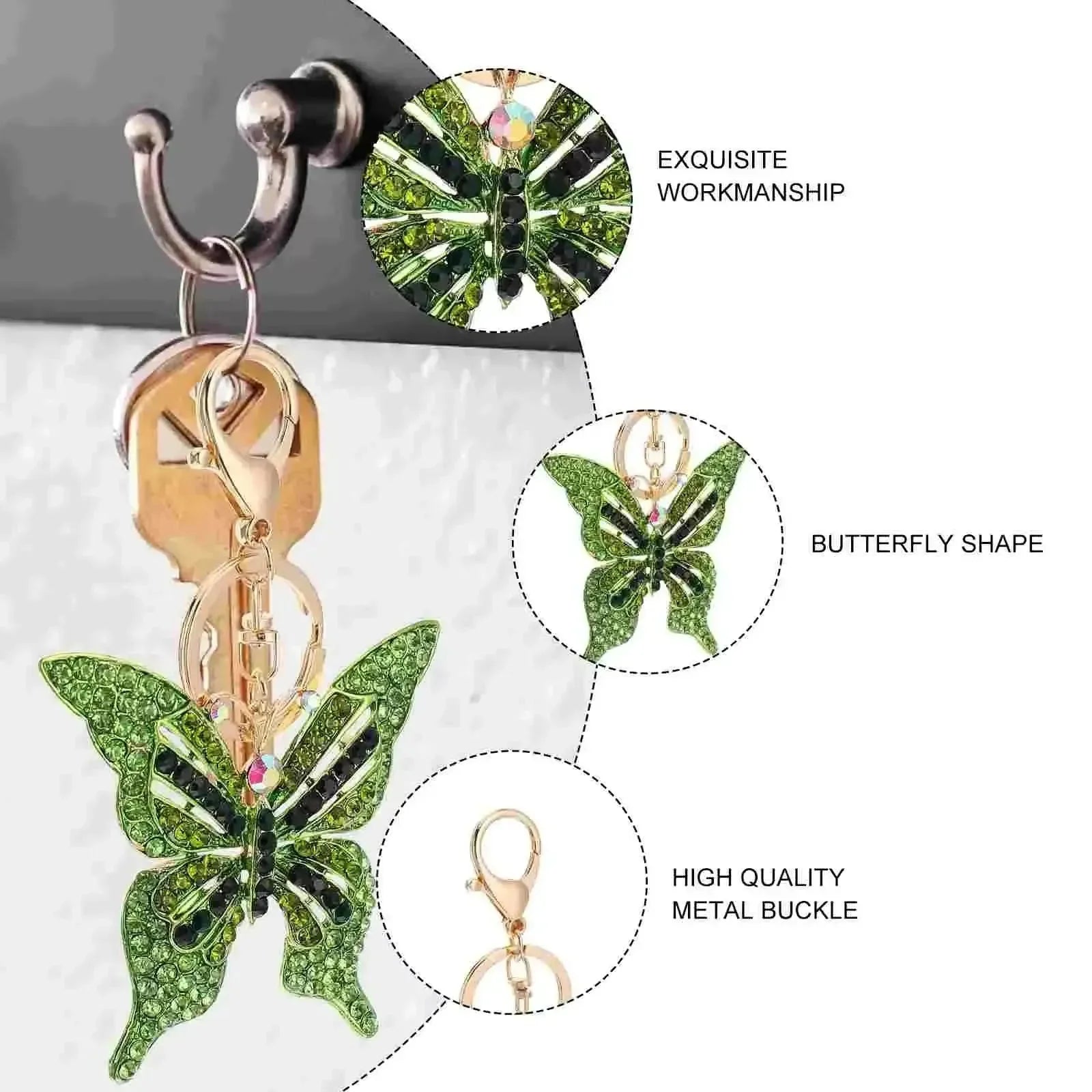 Flutter Fob Butterfly Keychain - Bear Hugs