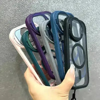Fold Glass Lens Transparent Case (For iPhones) - Bear Hugs
