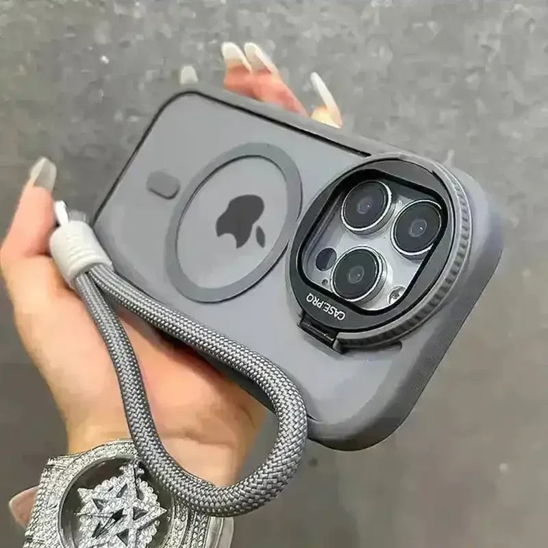 Fold Glass Lens Transparent Case (For iPhones) - Bear Hugs