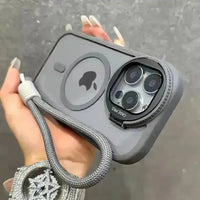 Fold Glass Lens Transparent Case (For iPhones) - Bear Hugs