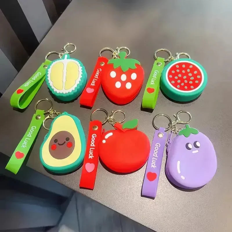 Foodie Coin Purse Keychains - Bear Hugs