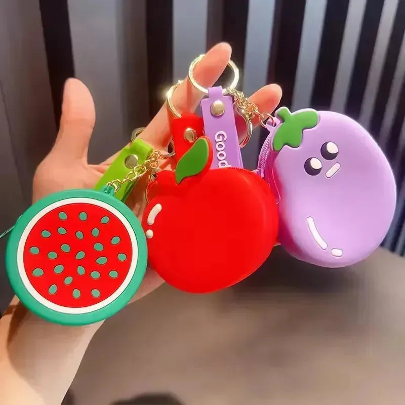 Foodie Coin Purse Keychains - Bear Hugs