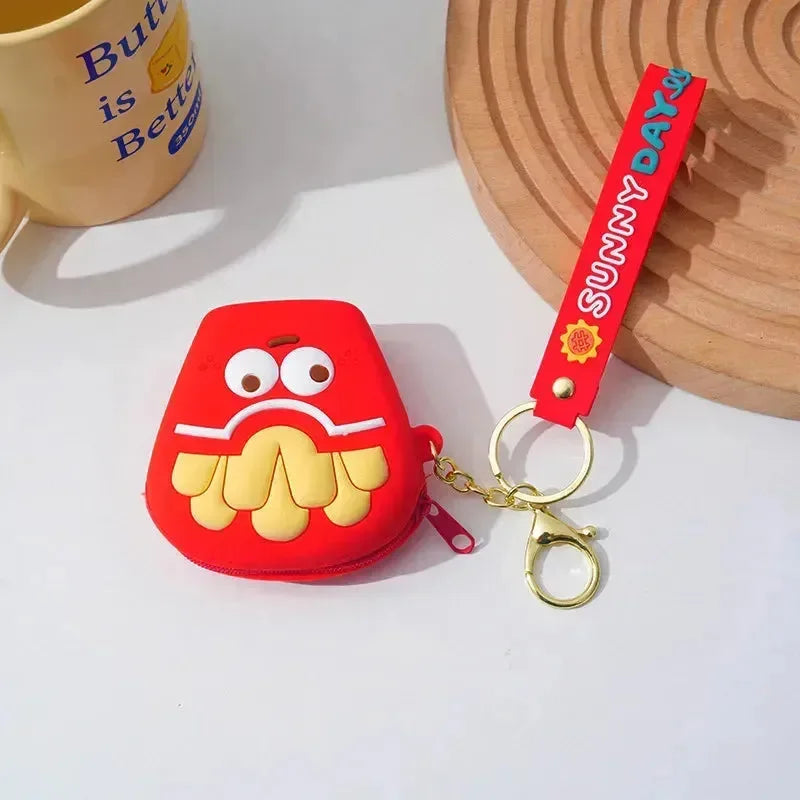 Foodie Coin Purse Keychains - Bear Hugs