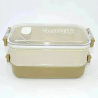 Foodie Double Layer Lunch Box - Bear Hugs