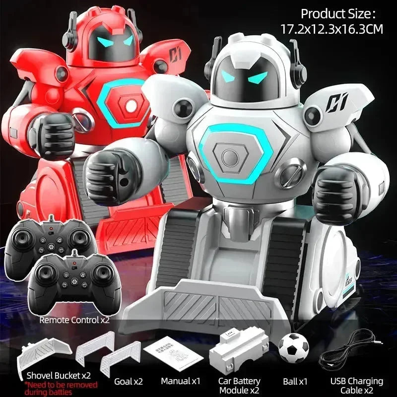 Football Duo-Brawl RC Fighting Robots - Bear Hugs