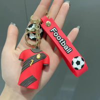 Football World Cup Jersey 3D Keychain - Bear Hugs