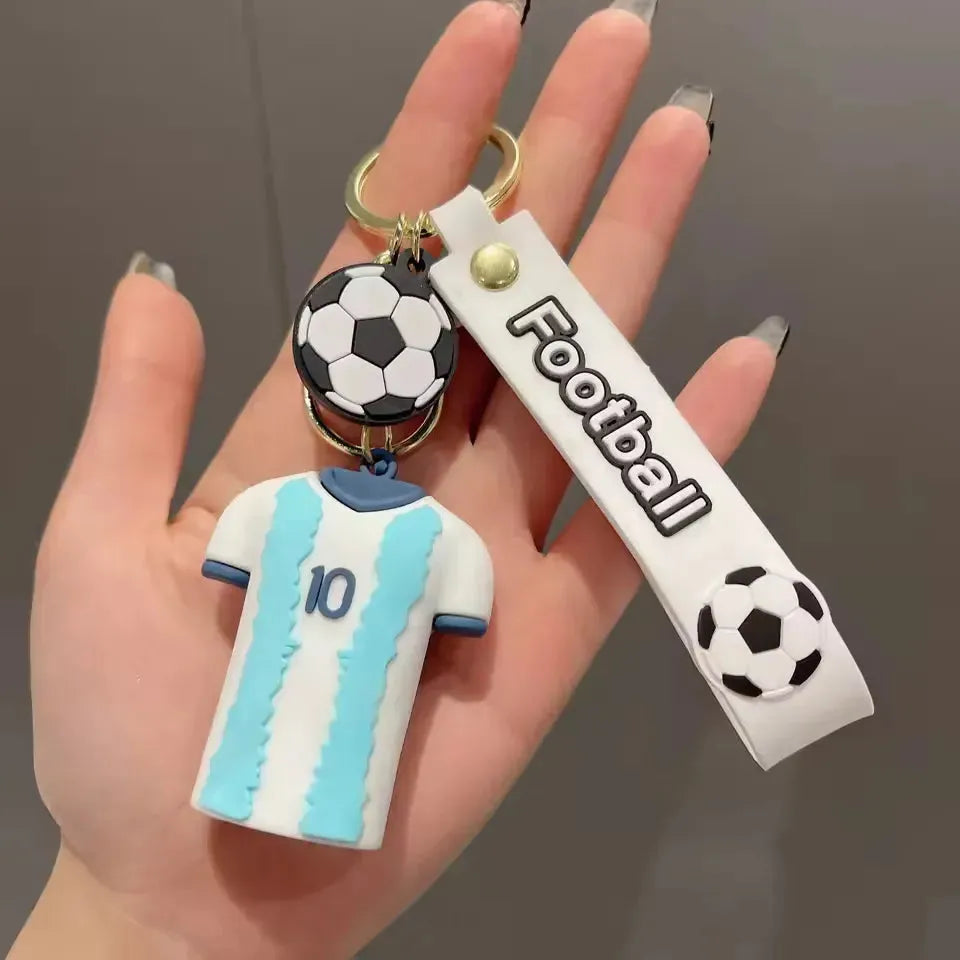 Football World Cup Jersey 3D Keychain - Bear Hugs