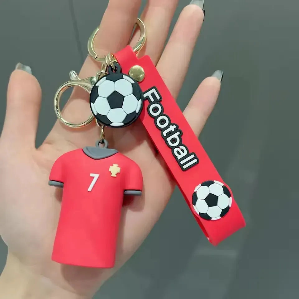 Football World Cup Jersey 3D Keychain - Bear Hugs