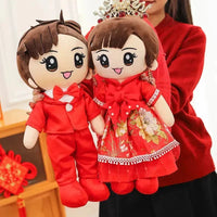 Forever & Always Wedding Couple Dolls - Bear Hugs