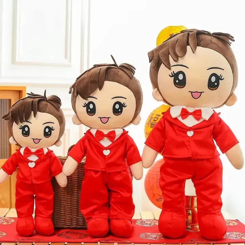 Forever & Always Wedding Couple Dolls - Bear Hugs