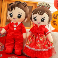 Forever & Always Wedding Couple Dolls - Bear Hugs
