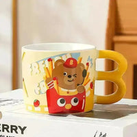French Fries Bear Ceramic Mug (400 ml) - Bear Hugs