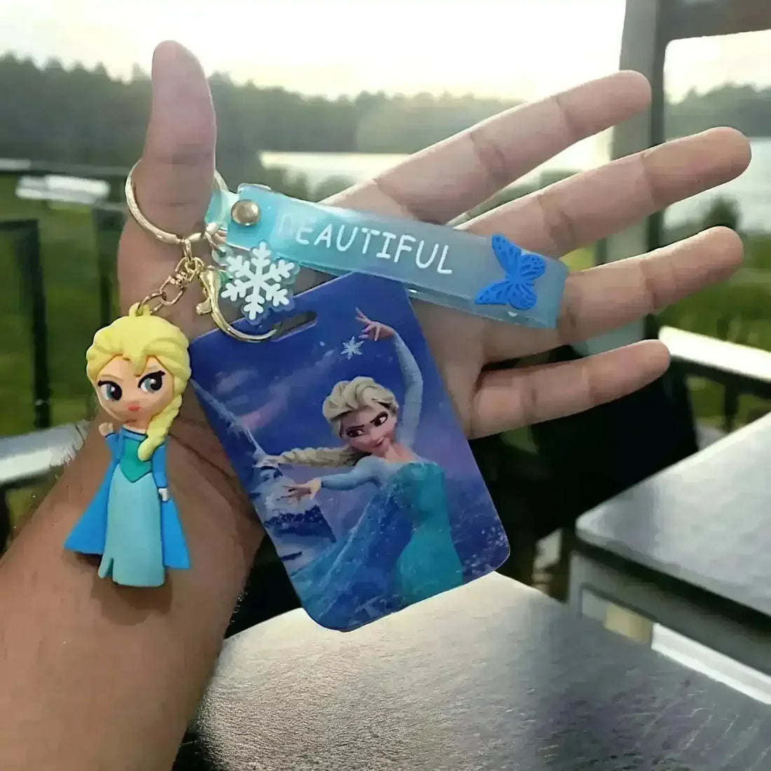 Frozen Elsa ID Card Keychain - Bear Hugs