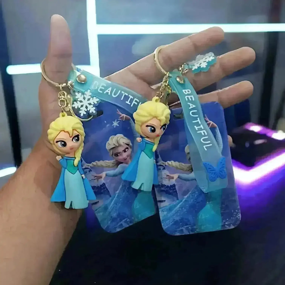 Frozen Elsa ID Card Keychain - Bear Hugs