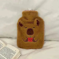 Fruit Capybara and Puppy Hot Water Bag - Bear Hugs