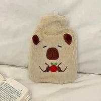 Fruit Capybara and Puppy Hot Water Bag - Bear Hugs