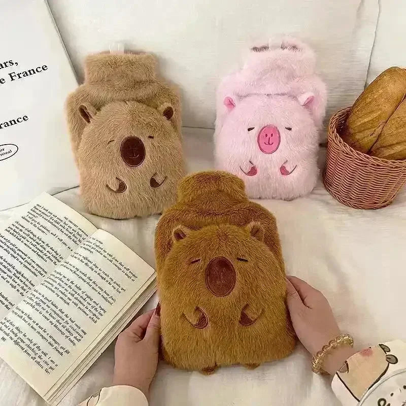 Fruit Capybara and Puppy Hot Water Bag - Bear Hugs