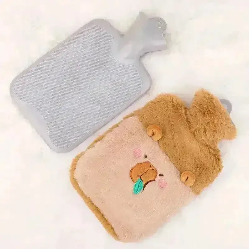 Fruit Capybara and Puppy Hot Water Bag - Bear Hugs