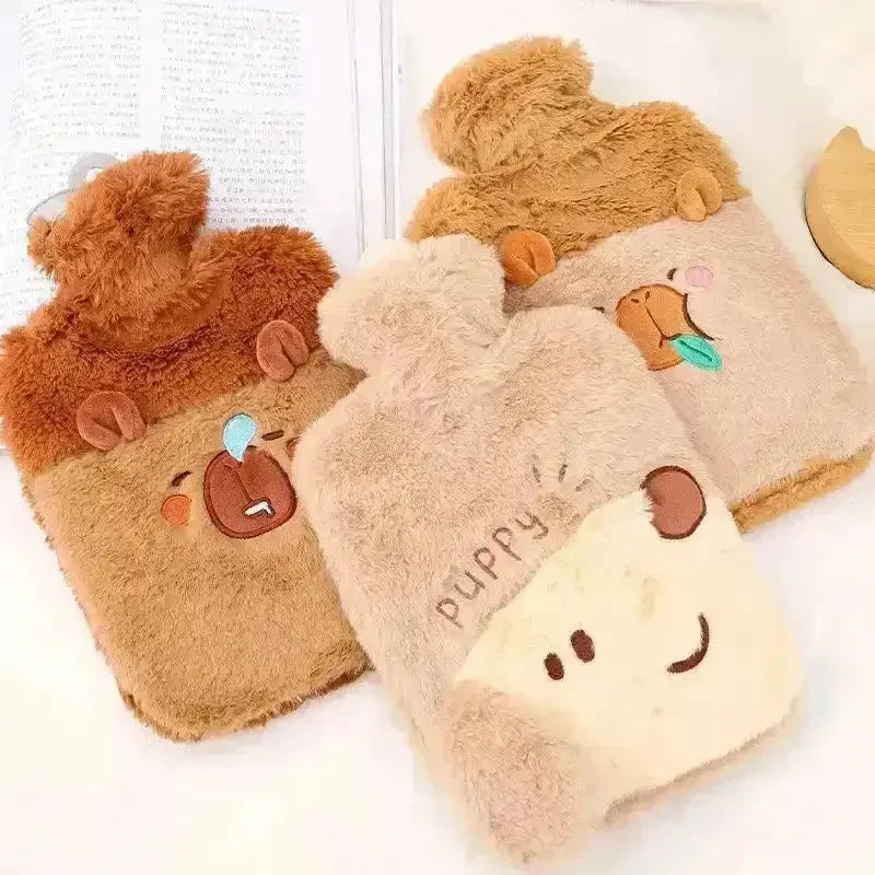 Fruit Capybara and Puppy Hot Water Bag - Bear Hugs