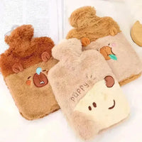 Fruit Capybara and Puppy Hot Water Bag - Bear Hugs