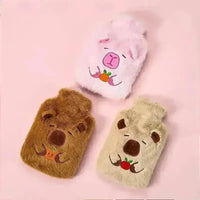 Fruit Capybara and Puppy Hot Water Bag - Bear Hugs