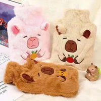 Fruit Capybara and Puppy Hot Water Bag - Bear Hugs