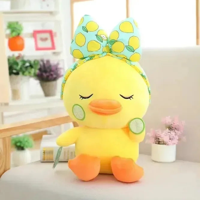 Fruity Bow Duck Plush Toy (30 cm) - Bear Hugs