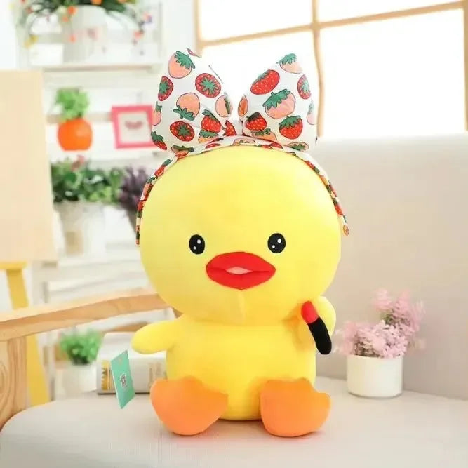 Fruity Bow Duck Plush Toy (30 cm) - Bear Hugs