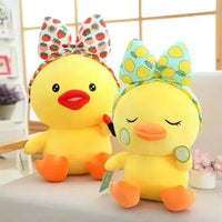 Fruity Bow Duck Plush Toy (30 cm) - Bear Hugs