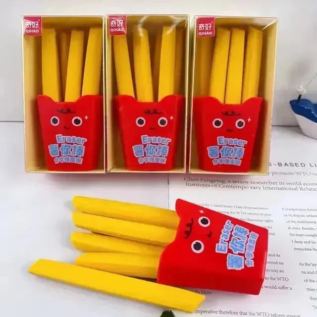 Fry-Yay French Fries Eraser Set - Bear Hugs