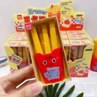 Fry-Yay French Fries Eraser Set - Bear Hugs