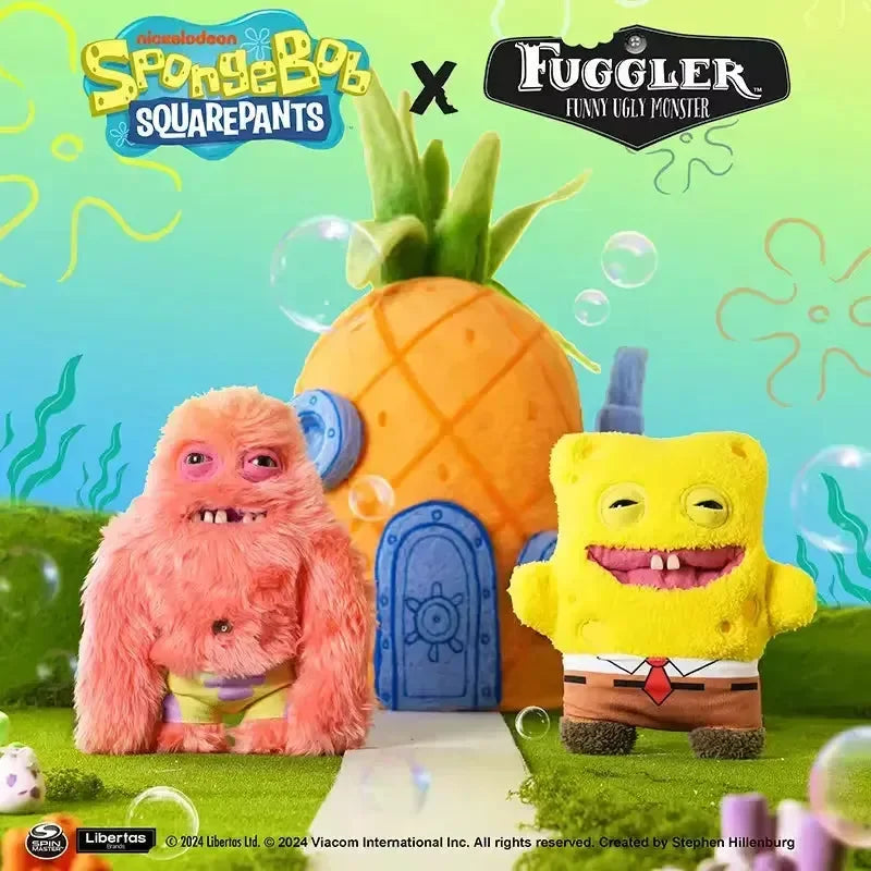 Fuggler Spongebob & Patrick Star Plushies (22 cm) - Bear Hugs