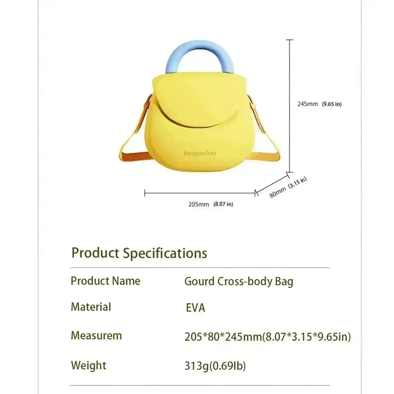 FUNGOOFUN EVA Waterproof Purse - Bear Hugs