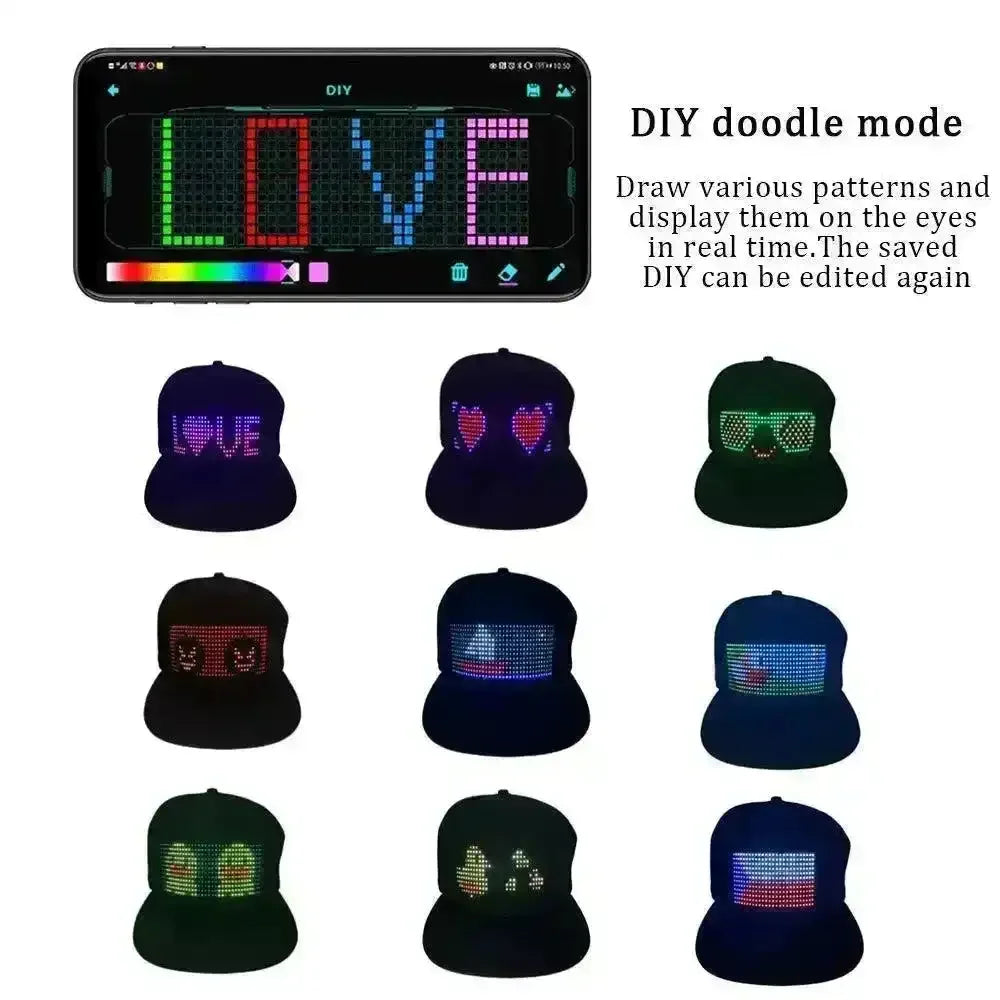 Funky Bluetooth LED Smart Cap - Bear Hugs