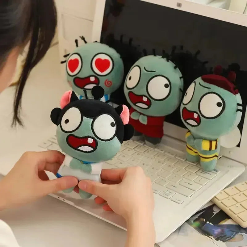 Funny Cartoon Zombie Plush Keychain - Bear Hugs
