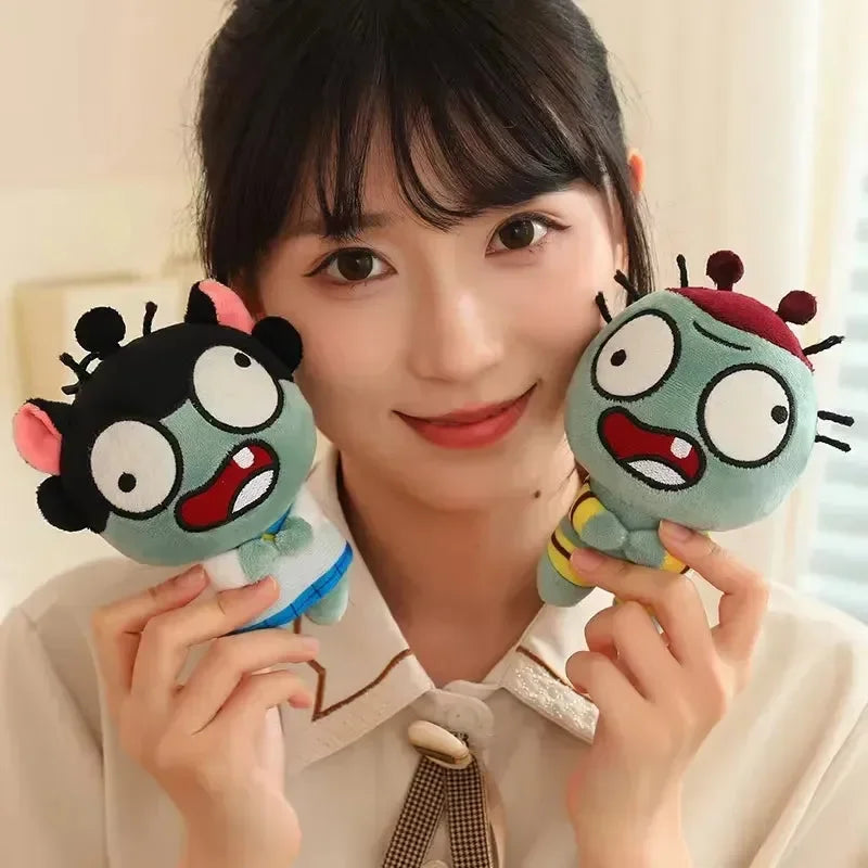Funny Cartoon Zombie Plush Keychain - Bear Hugs