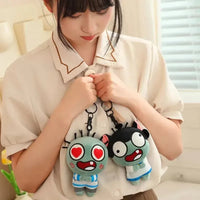 Funny Cartoon Zombie Plush Keychain - Bear Hugs