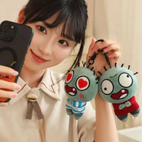 Funny Cartoon Zombie Plush Keychain - Bear Hugs