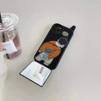 Funny Scratching Couple Phone Case (For iPhones) - Bear Hugs