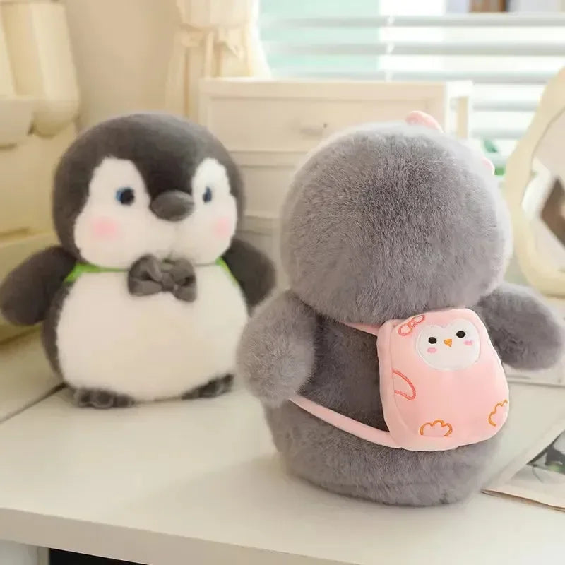Furry Backpack Penguin Plush Toy (30 cm) - Bear Hugs