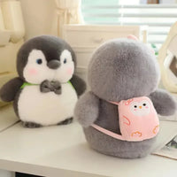 Furry Backpack Penguin Plush Toy (30 cm) - Bear Hugs