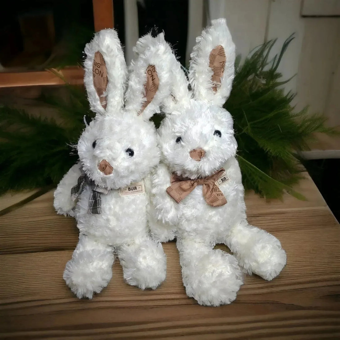 Furry Bow Bunny Plush Toy (50 cm) - Bear Hugs