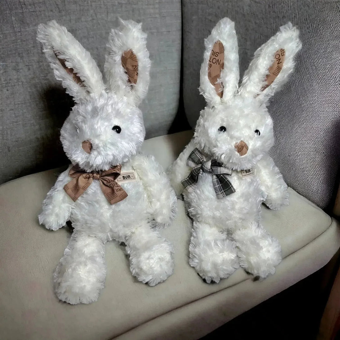 Furry Bow Bunny Plush Toy (50 cm) - Bear Hugs