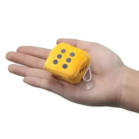Fuzzy Fortune Plush Dice Keychain - Bear Hugs