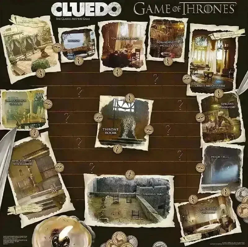 Game Of Thrones Themed Cluedo Board Game - Bear Hugs