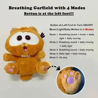 Garfield Cat Musical Breathing Teddy Plushie - Bear Hugs